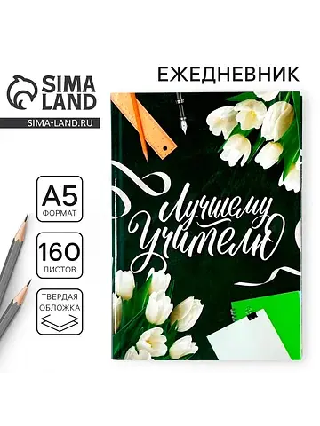 Ежедневник недатированный, а5, 160 л., т