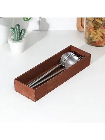 Лоток деревянный для подачи столовых при