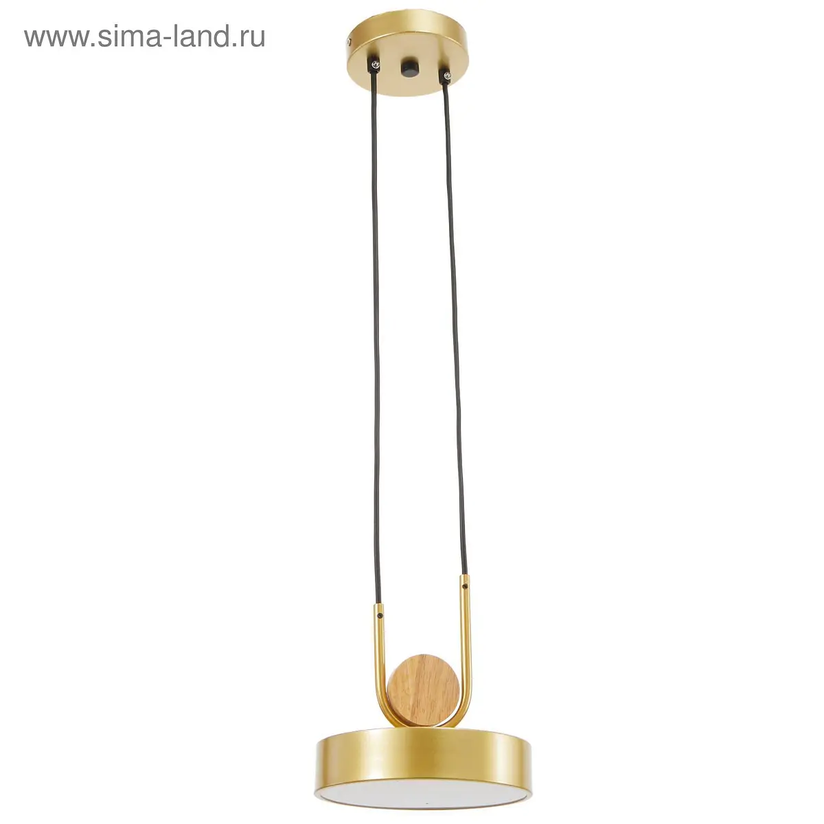Светильник подвесной BayerLux LED 24 Вт золотой 18×18×20 см