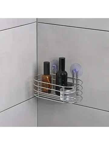 Полка для ванной , на присосках, 20×10×1