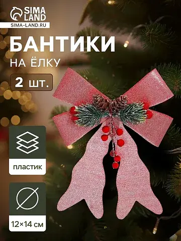 Ёлочные игрушки 2 шт.