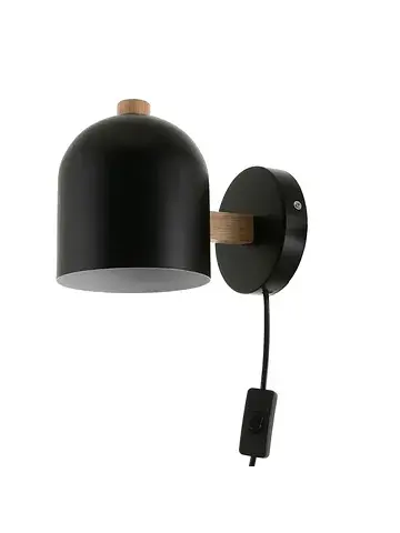 Бра 1668/1bk e27 40 вт черный 18×13×16 с