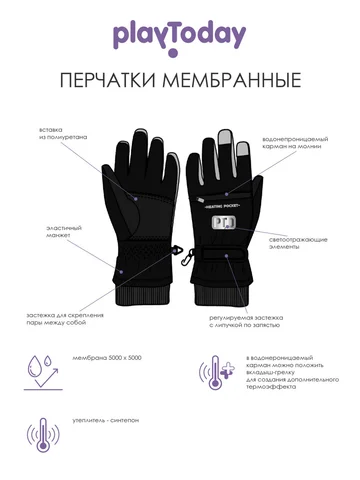 Перчатки PLAYTODAY