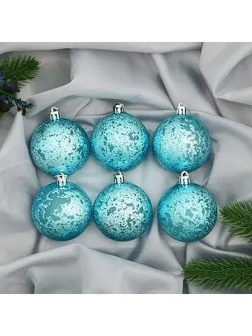Ёлочные шары набор 6 шт.