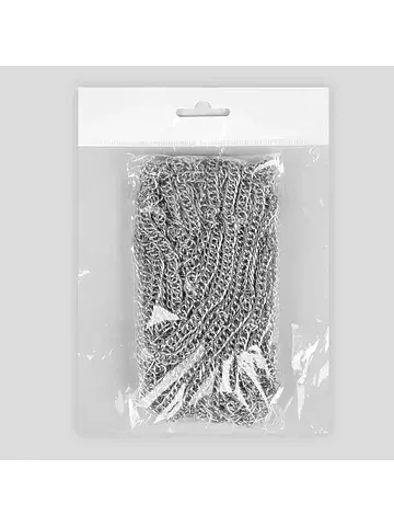 Цепочка для сумки, витая, железная, 7×9.