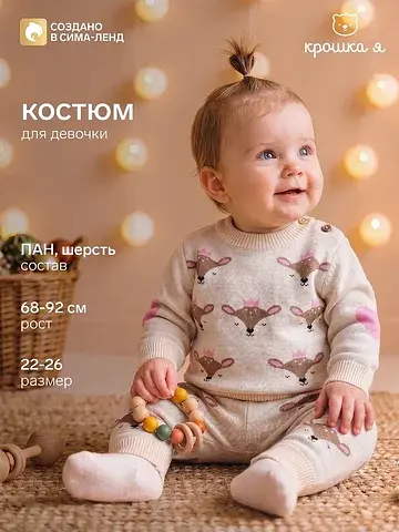 Костюм вязаный Крошка Я