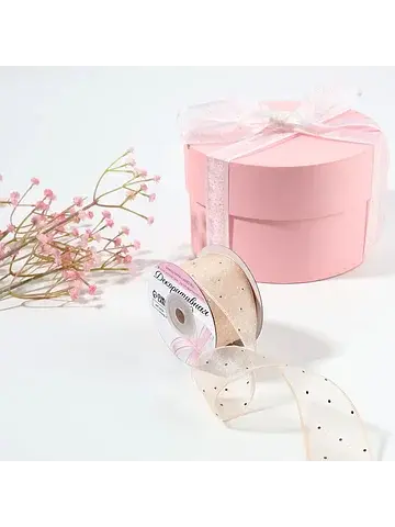 Лента капроновая, со стразами, 38 мм, 9.