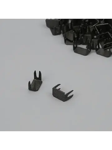 Нижний ограничитель для молнии, металлич