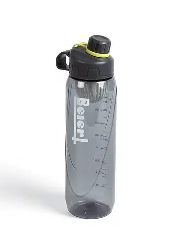 Бутылка для воды sport, 1 л, черная