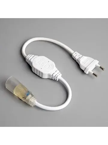 Шнур питания для гибкого неона 16×16 мм,