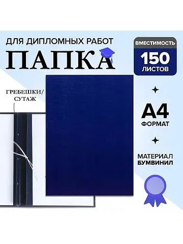 Папка для дипломных работ (без надписи),