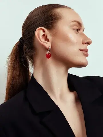 Серьги со съемным элементом