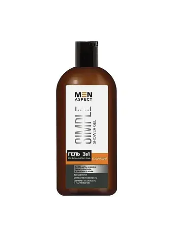 MEN ASPECT SIMPLE Гель для душа, волос, 