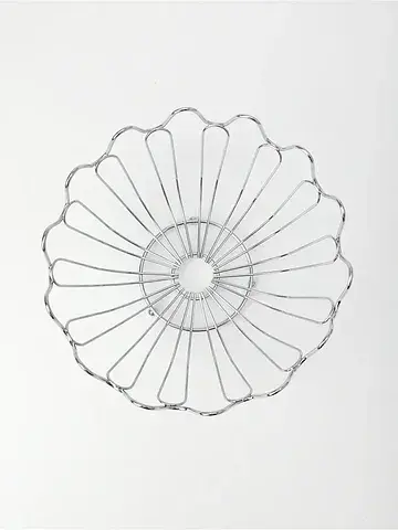 Фруктовница , 24×24×10 см, цвет хром