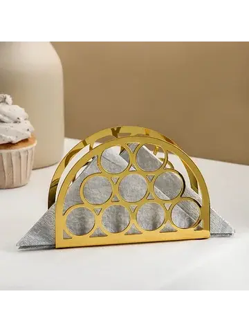 Салфетница mercy, 13×9×3.5 см, золотиста