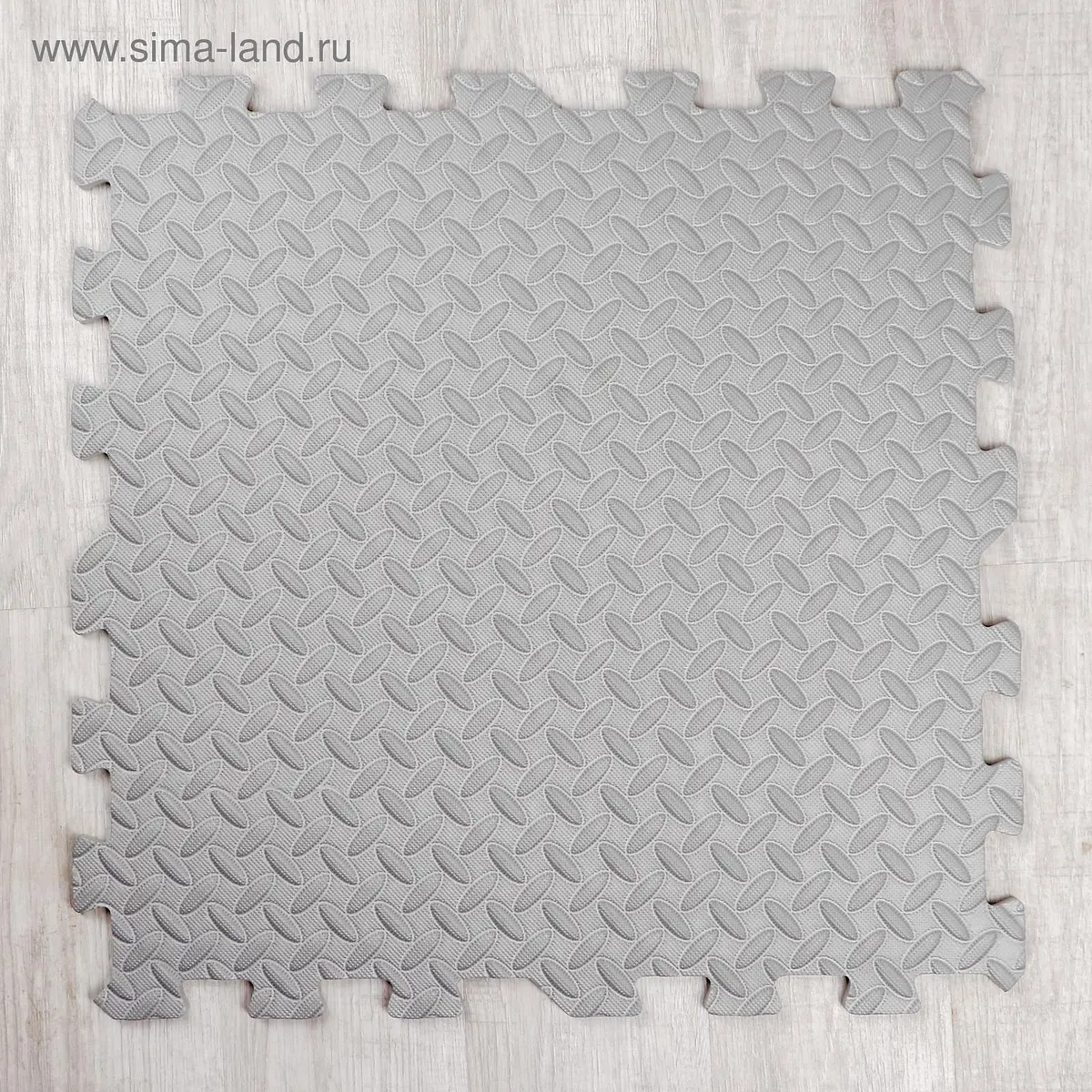 Развивающий коврик-пазл Серый 60×60×1 см