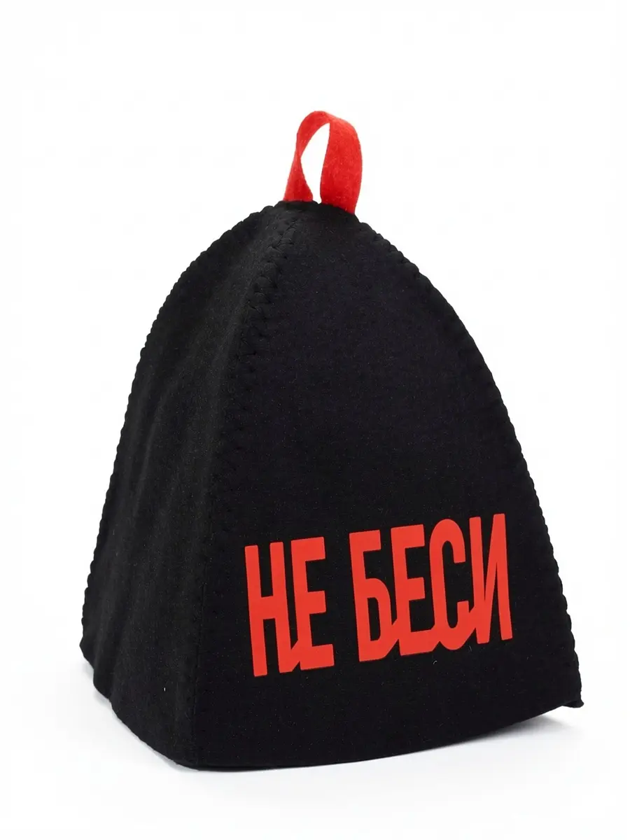 Шапка для бани и сауны войлочная серая