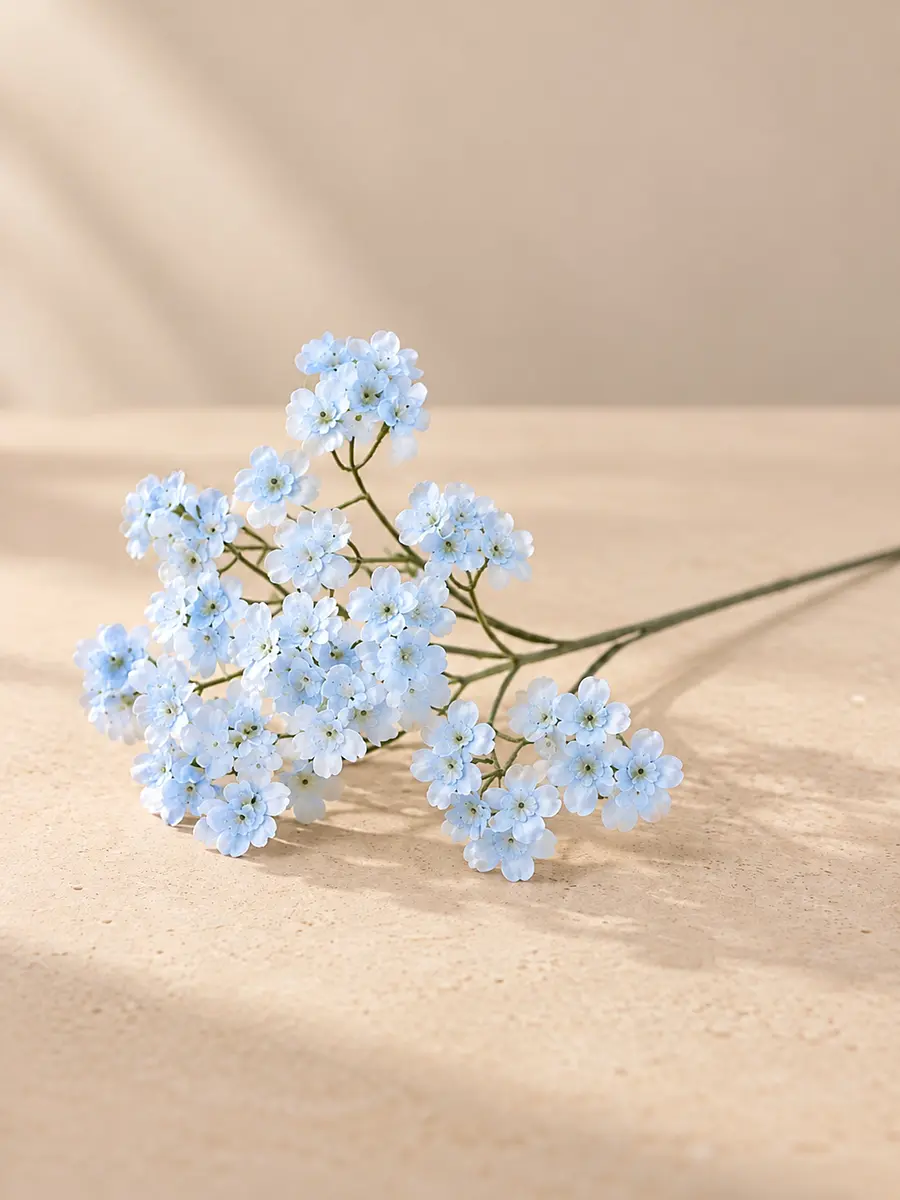 Искусственные цветы Poetry in flowers Силена 60 см голубые